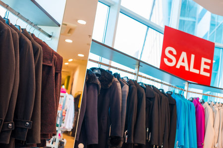 Sale in the storeの写真素材