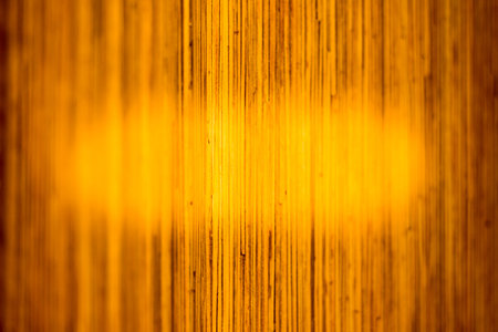 Wooden decorative panel. Center illuminatedの写真素材