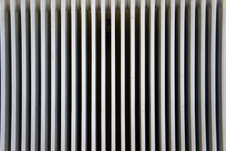 Home radiator close up as a pattern in studioの写真素材