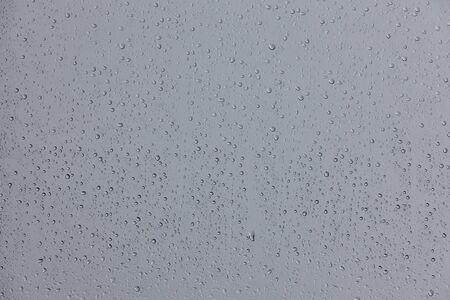 raindrops on window.の写真素材
