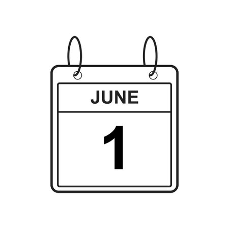 Calendar icon on white background.Flat graphic design.のイラスト素材