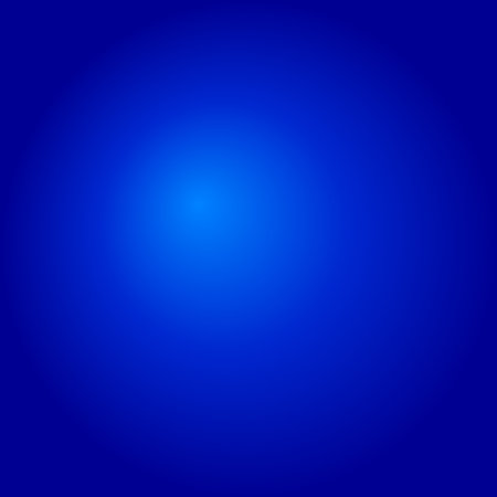 Blue vector background, gradient radial blank simple wallpaper.