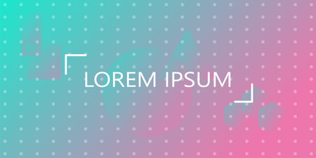 Geometric gradient abstract background, vector trendy design wallpaper pattern.のイラスト素材