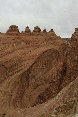 swirls of redrock