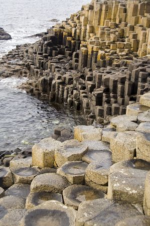 Northern Ireland]s Giant's Causewayの写真素材