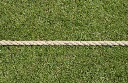 Cricket boundary ropeの写真素材