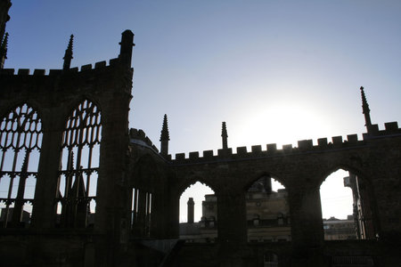 Destroyed Coventry Cathedral