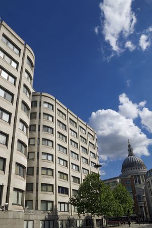 Urban scene in central Londonの写真素材