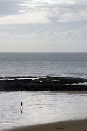 Lone runnerの写真素材