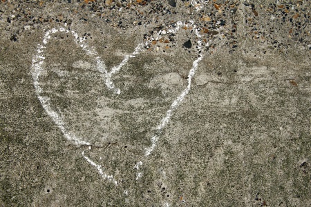 Heart graffitiの写真素材