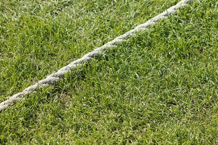 Cricket boundary ropeの写真素材