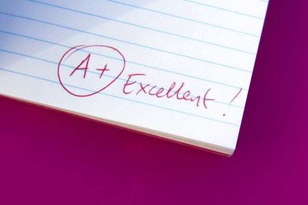 Excellent gradeの写真素材