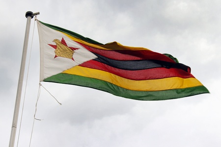 Zimbabwe flagの写真素材
