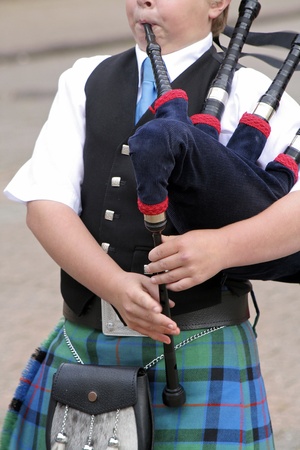 Scottish bagpipesの写真素材