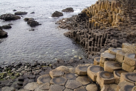 Northern Ireland s Giant s Causewayの写真素材
