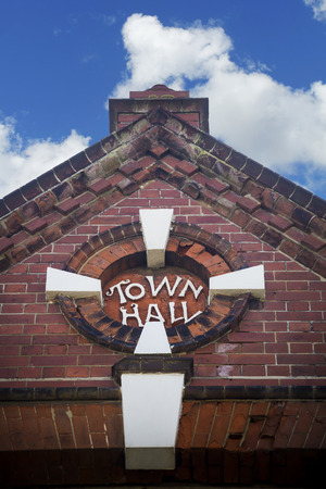 Town Hall and skyのeditorial素材