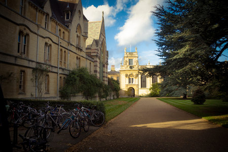 Student bikes at Oxford University
