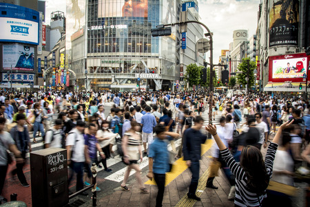 Shibuya Crossing Tokyoのeditorial素材