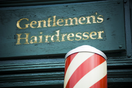 Gents hairdresserの写真素材