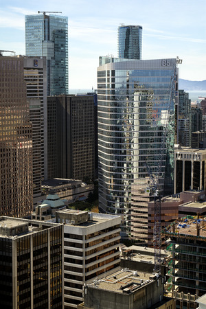 Downtown Vancouver, British Columbia, Canada.のeditorial素材