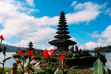 Bali templeの写真素材