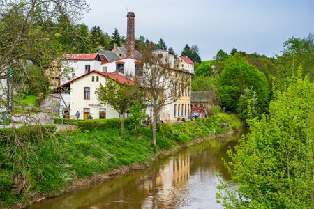 Kuks, Czech republic - May 15, 2021. Family museum of historic carsのeditorial素材
