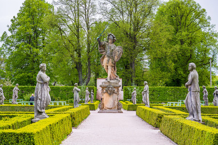 Kuks, Czech republic - May 15, 2021. Miles Christianus - Great Christian Warrior