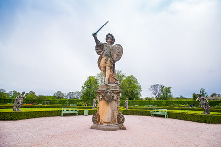 Kuks, Czech republic - May 15, 2021. Miles Christianus - Great Christian Warrior