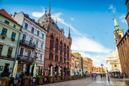 Torun, Poland - August 11, 2021. Artus Court Cultural Center - Centrum Kultury Dwor Artusa