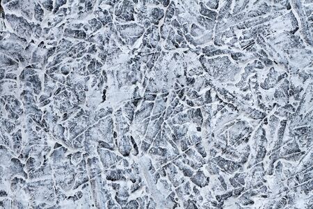 Gray grooved stucco on wall. Plaster patterned texture or background. Closeupの写真素材