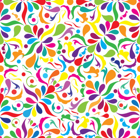 Bright seamless patten, vector ilustratonのイラスト素材