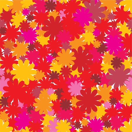 Floral seamless background, part 4.  illustration
のイラスト素材