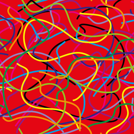 Red seamless patten のイラスト素材