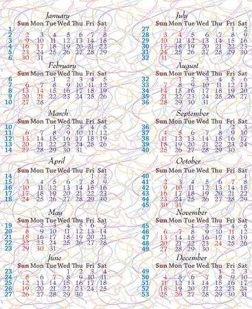 2011 Calendar on Abstract background, Vector illustrationのイラスト素材