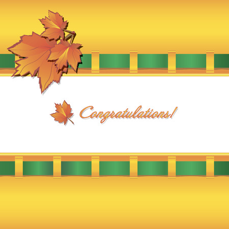 Autumn background with maple leavesのイラスト素材