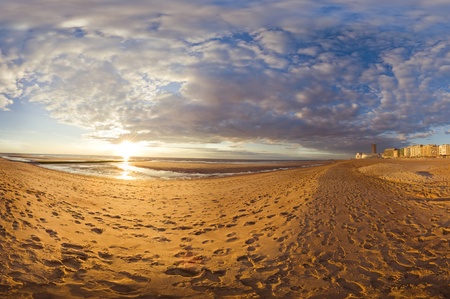 Golden Sunsetの写真素材