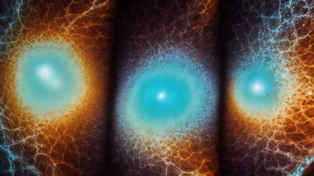 3D surreal illustration. Sacred geometry. Mysterious psychedelic relaxation pattern. Fractal...