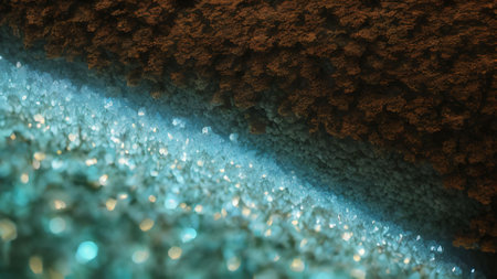 3d illustration of abstract geometric composition,digital art works.の素材