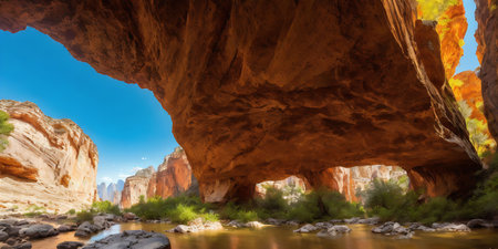 Zion National Park is an American national park located in southwestern Utah near the town of Springdale.の素材