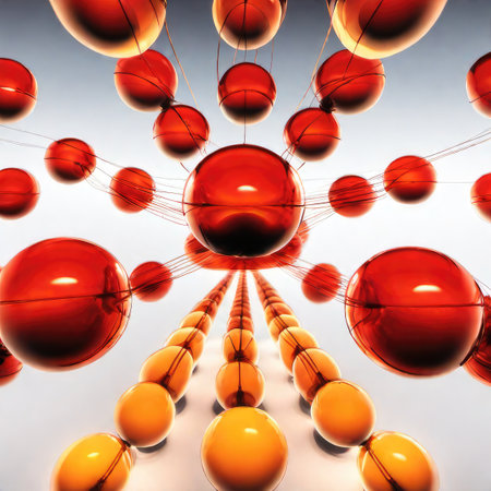 3d rendering of abstract geometric composition,digital art works. Computer generated graphics.の素材