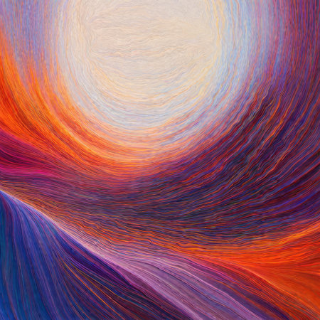 Abstract coloring background of the gradient with visual wave,twirl and lighting effectsの素材