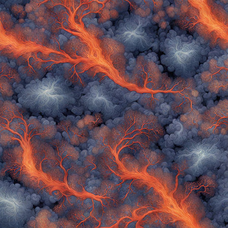 Fractal generated image, abstract background, computer generated images.の素材