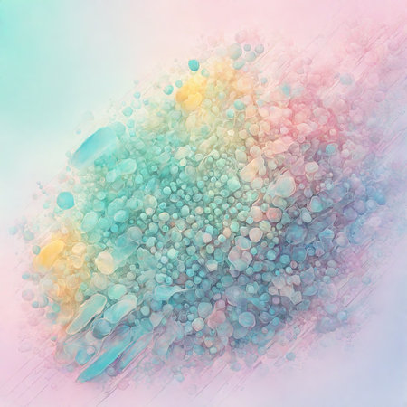 Abstract watercolor background. Multicolored spots on a watercolor background.の素材
