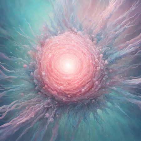 3D surreal illustration. Sacred geometry. Mysterious psychedelic relaxation pattern. Fractal abstract texture. Digital artwork graphic astrology magicの素材