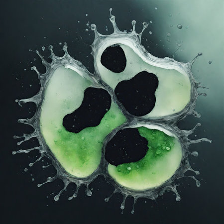 Water splashes on a black background. 3d rendering, 3d illustration.の素材
