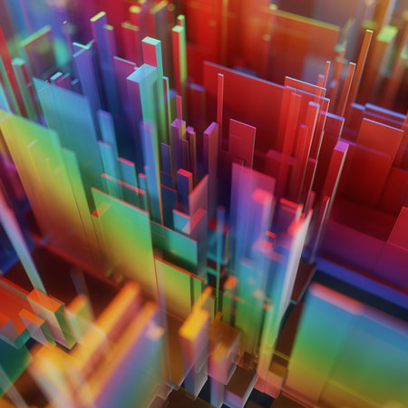 Abstract colorful background. 3d rendering,  3d illustration.の写真素材