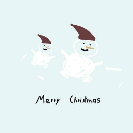 Merry Christmas . The inscription on a blue background.の写真素材