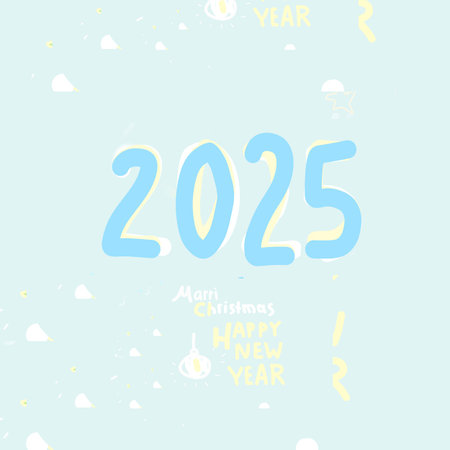 22025 Happy new year. Festive design for Christmas background.の写真素材