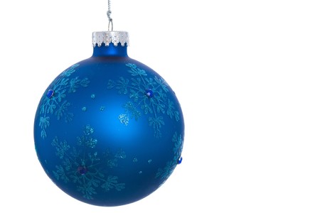 Close up of hanging christmas ornamentの写真素材