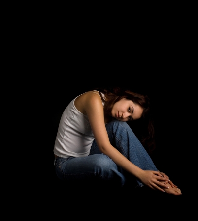 Young and attractive hispanic woman in her late teens to early twentiesの写真素材